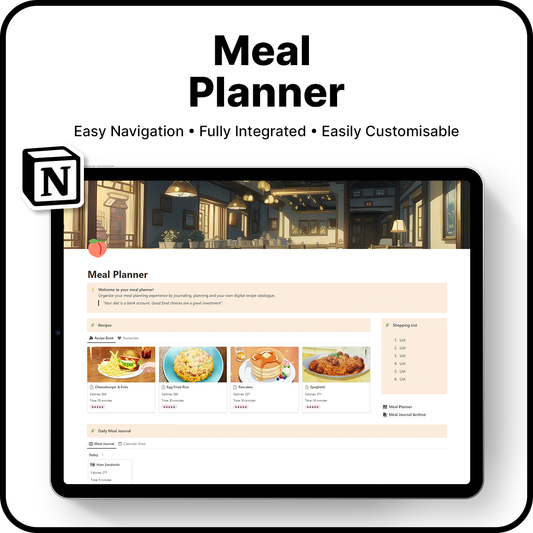 Anime Theme - Meal Planner