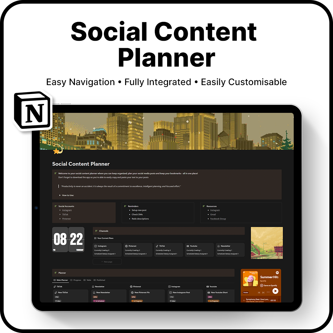 Social Content Planner